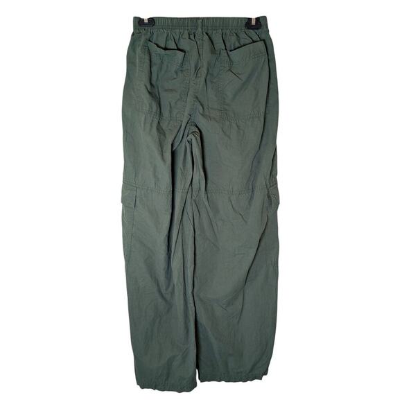 Wild Fable Mid Rise Wide Leg Green Lightweight Cargo Pants S NWT - Picture 2 of 10